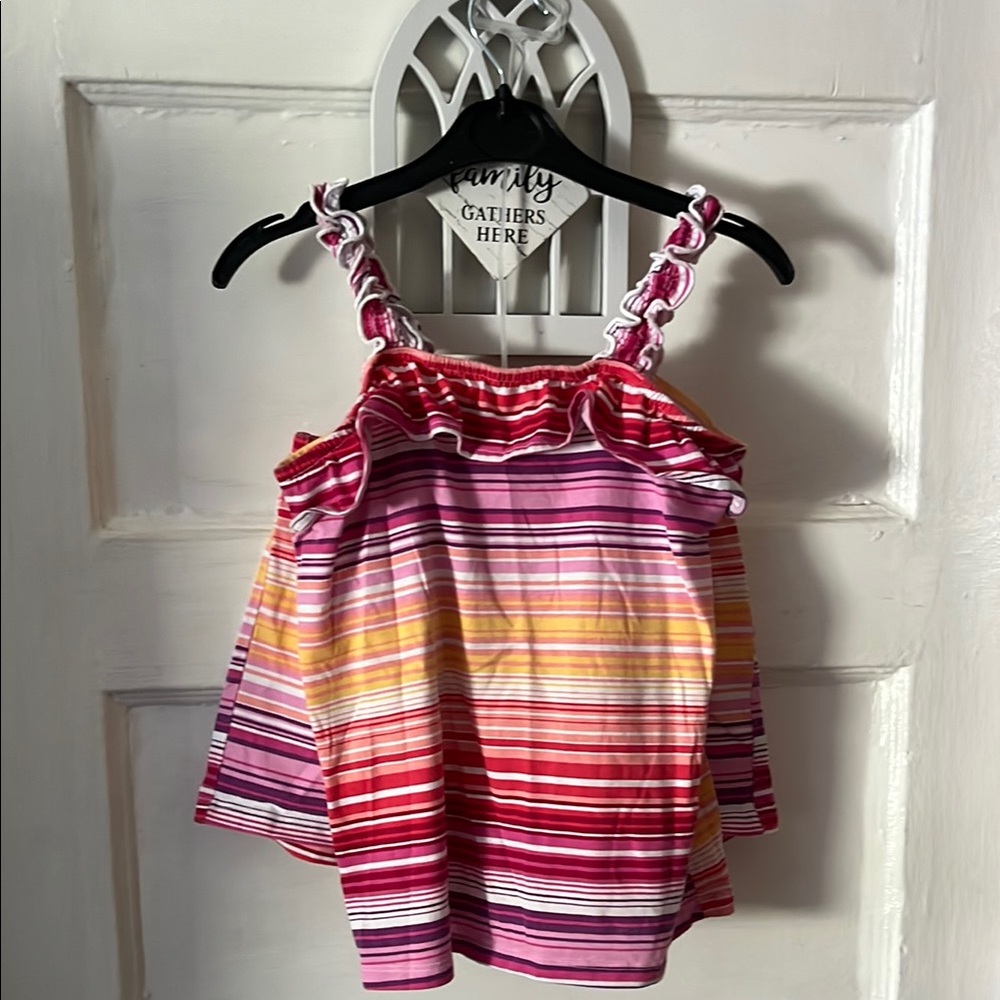 The Children's Place Pink and Red Camisole Set